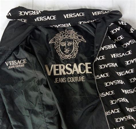 versace collection winter jacket|versace windbreaker jacket.